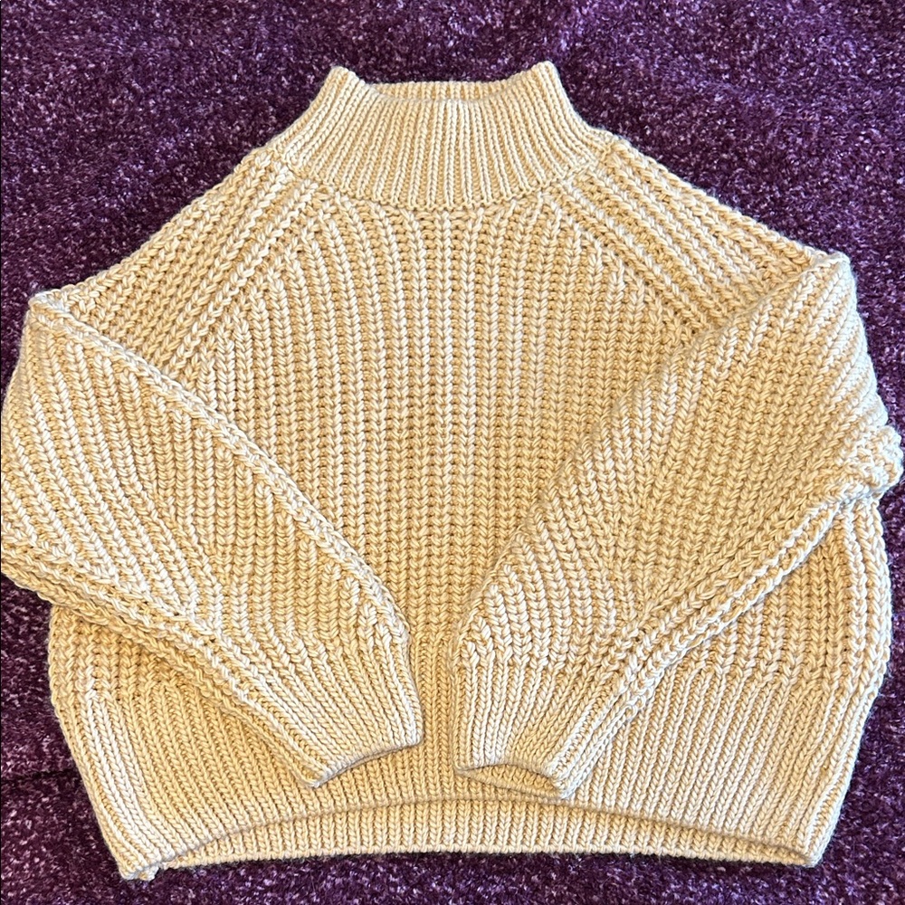 H&M Mustard Turtleneck Sweater